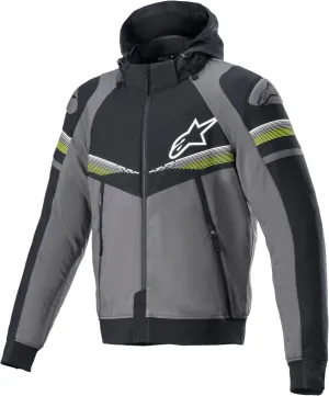 Alpinestars Sektor V2 Motorcycle Hoodie, Grey/Black/Yellow