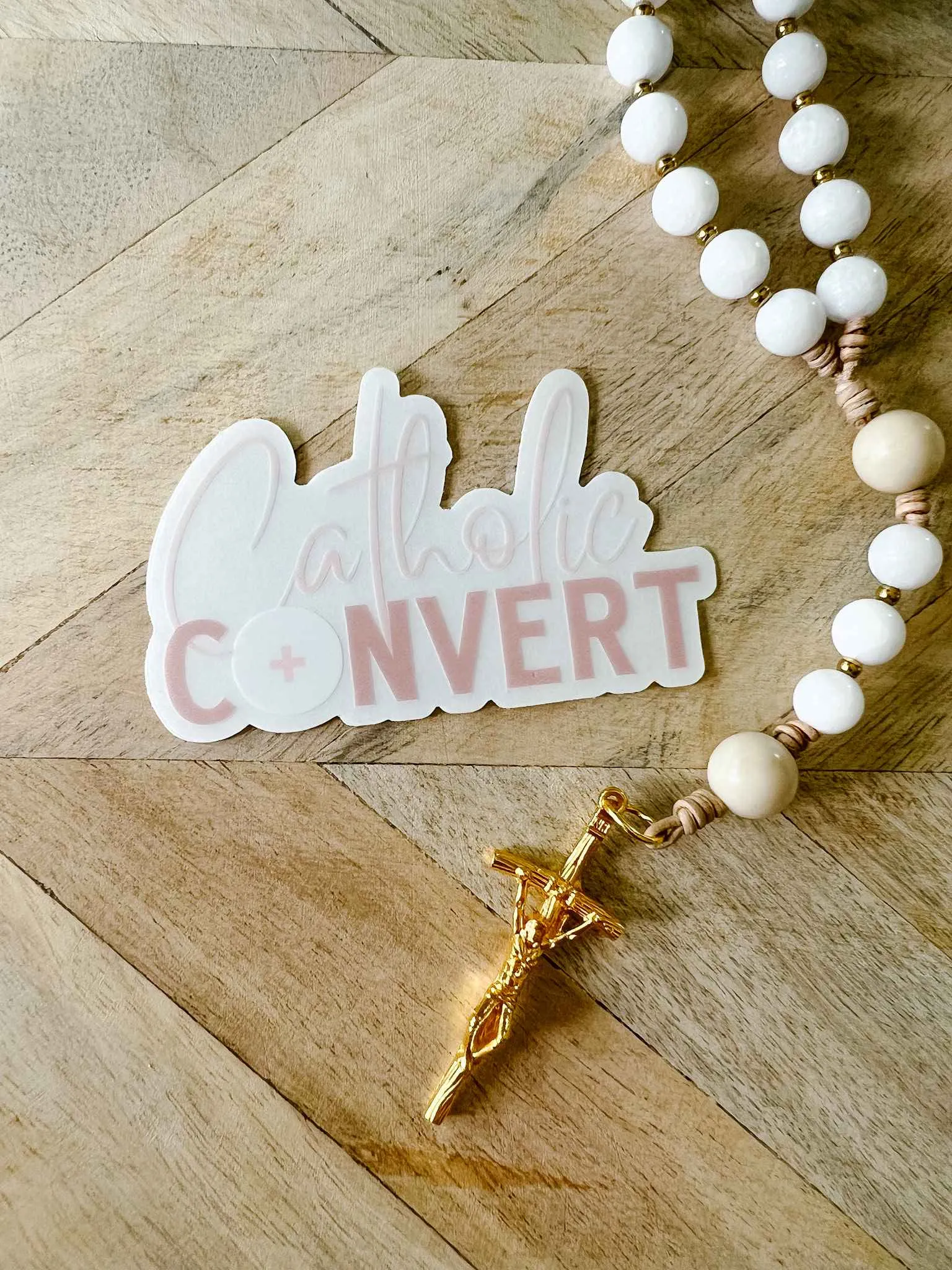 Catholic Convert - Sticker
