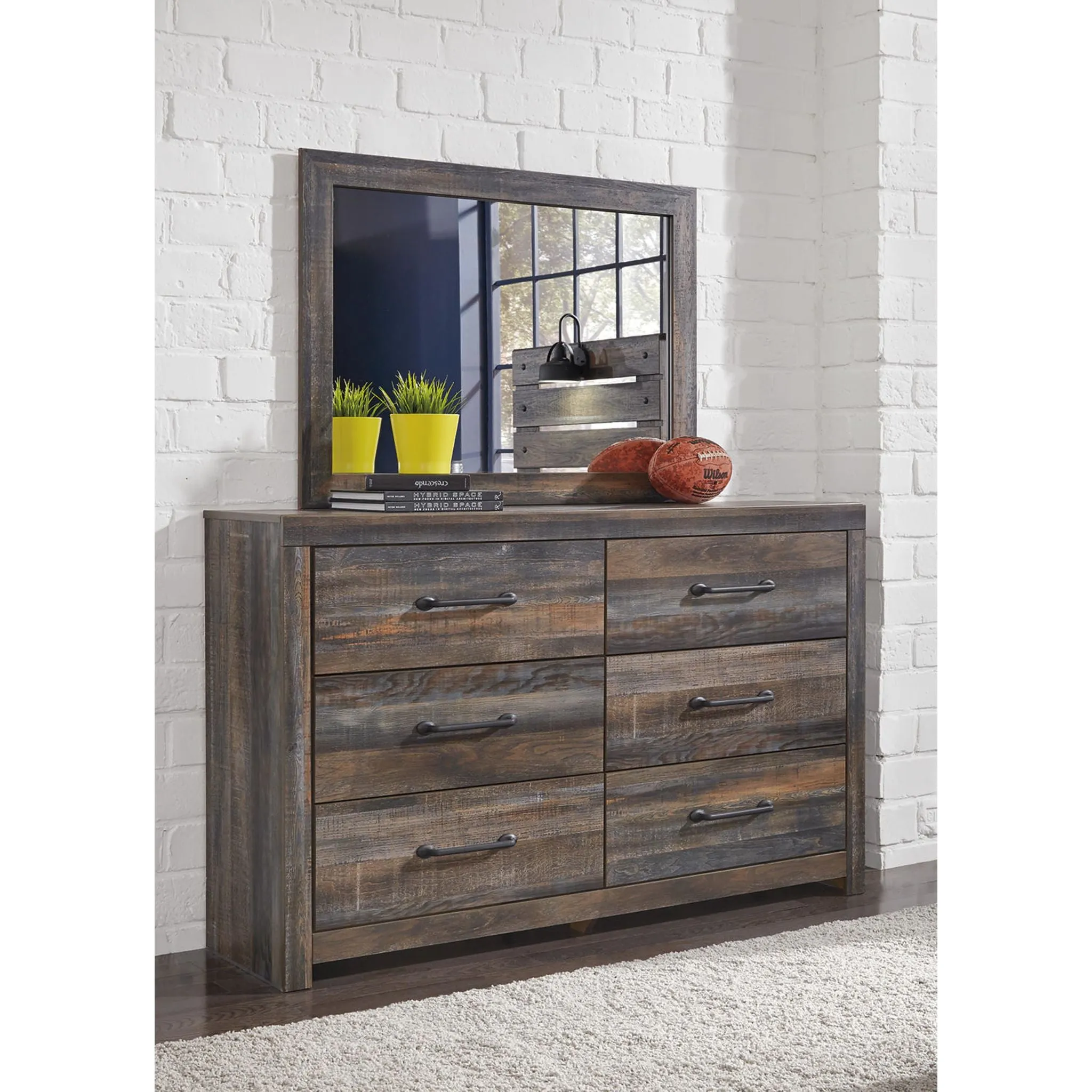 Drystan 5 Piece Panel Bed with 4 Drawer Storage Bedroom
