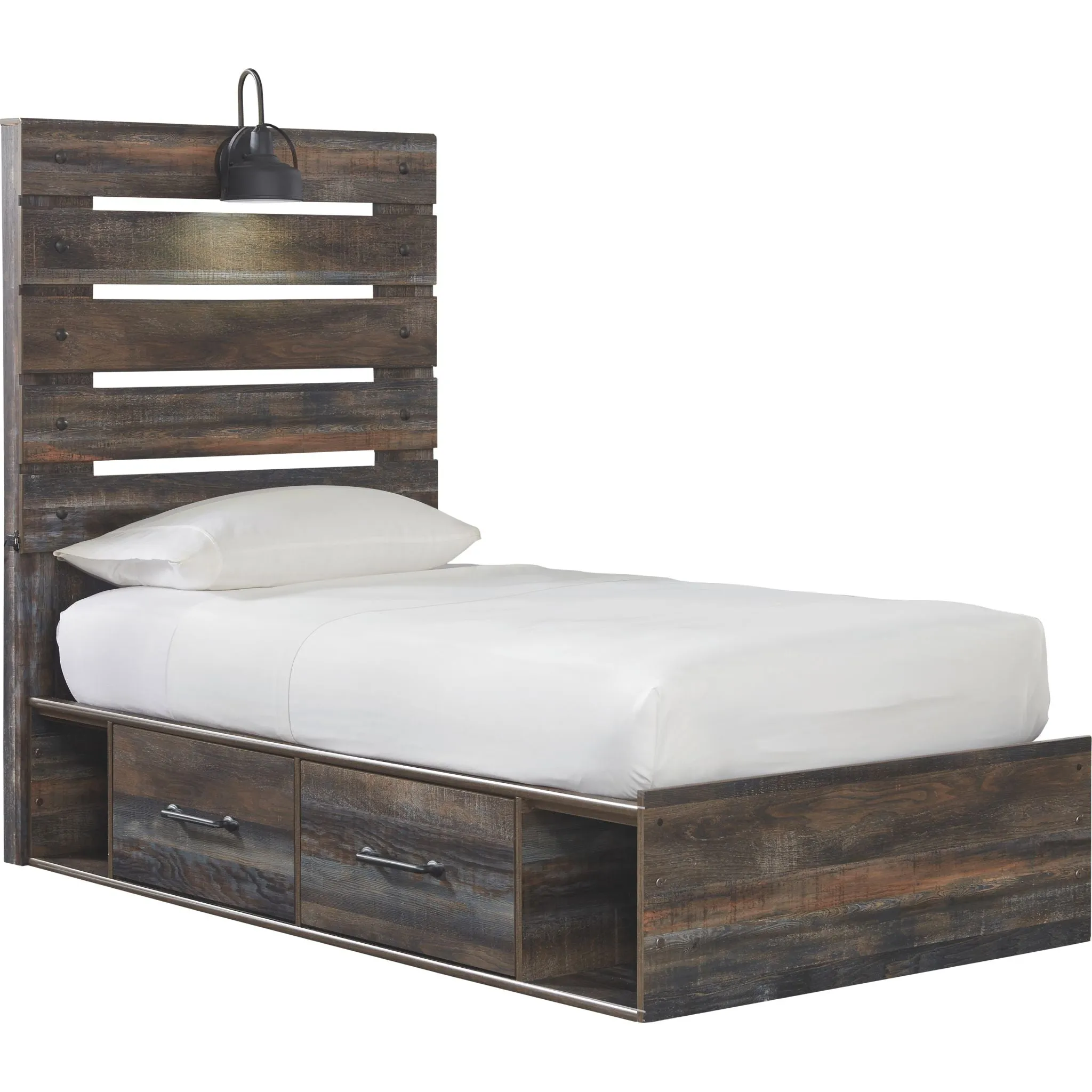 Drystan 5 Piece Panel Bed with 4 Drawer Storage Bedroom