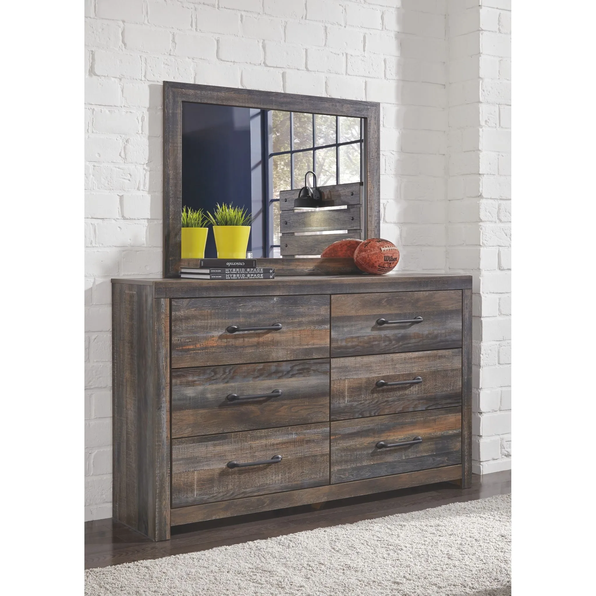 Drystan 5 Piece Panel Bed with 4 Drawer Storage Bedroom