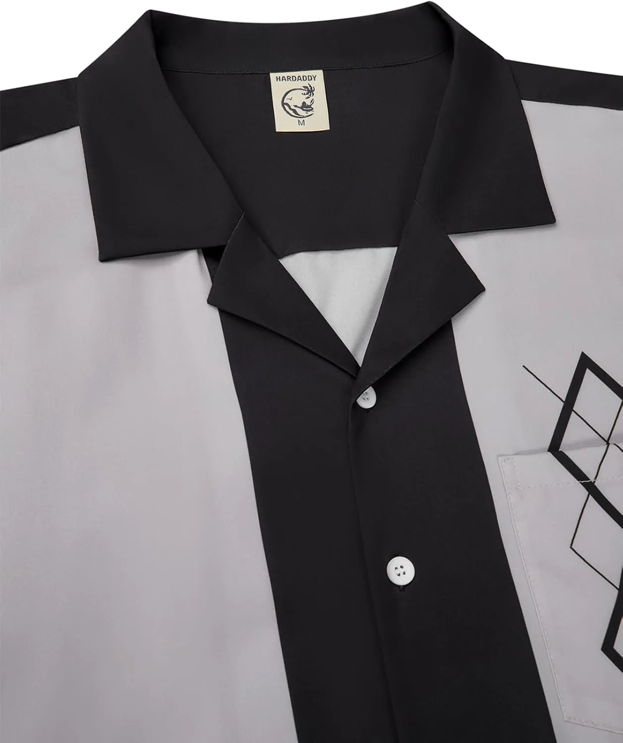 Hardaddy Men's Striped Polo Shirt Short Sleeve Casual Color Block Graphic Tee Collared Golf Shirts for Men