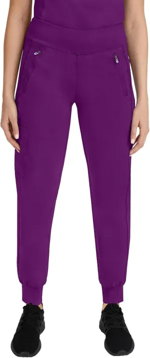 Healing Hands Jogger Scrubs for Women 6 Pocket Tara Scrub Pant 9233 Purple Label
