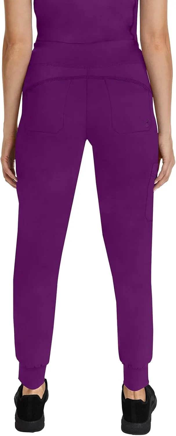 Healing Hands Jogger Scrubs for Women 6 Pocket Tara Scrub Pant 9233 Purple Label