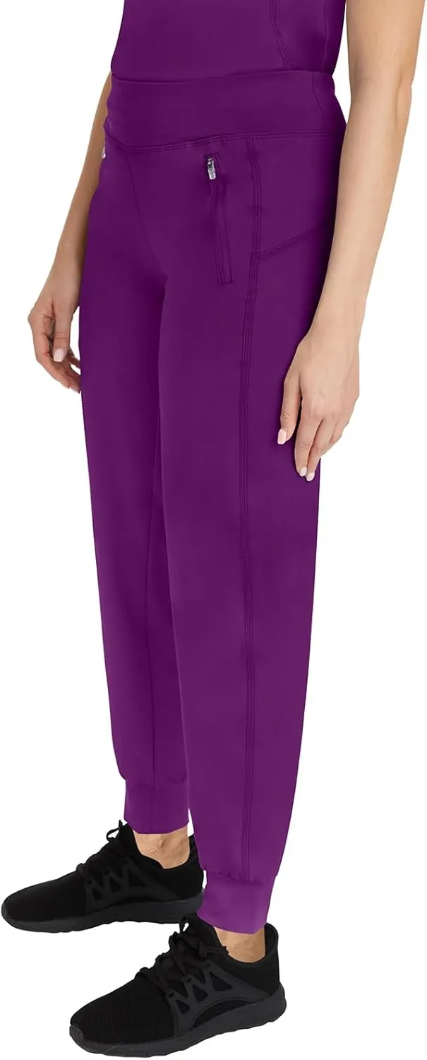 Healing Hands Jogger Scrubs for Women 6 Pocket Tara Scrub Pant 9233 Purple Label