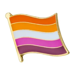 Lesbian Flag Pin