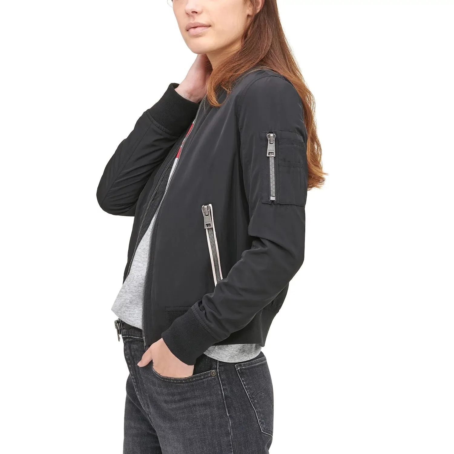 Levi's Newport Levi's Women's Classic Bomber Jacket, Purple