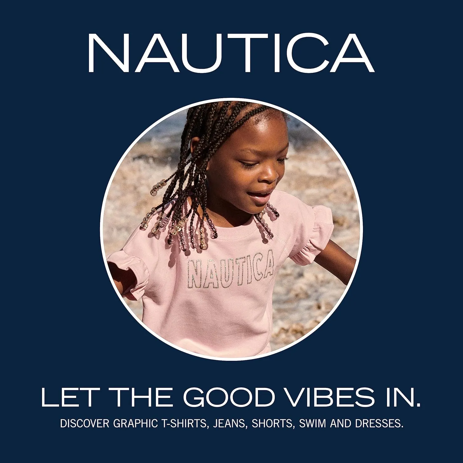 Nautica Girls' Chipie Faux Fur Jacket, Hooded Lightweight Coat with Nylon Yoke, Full-Zip Front