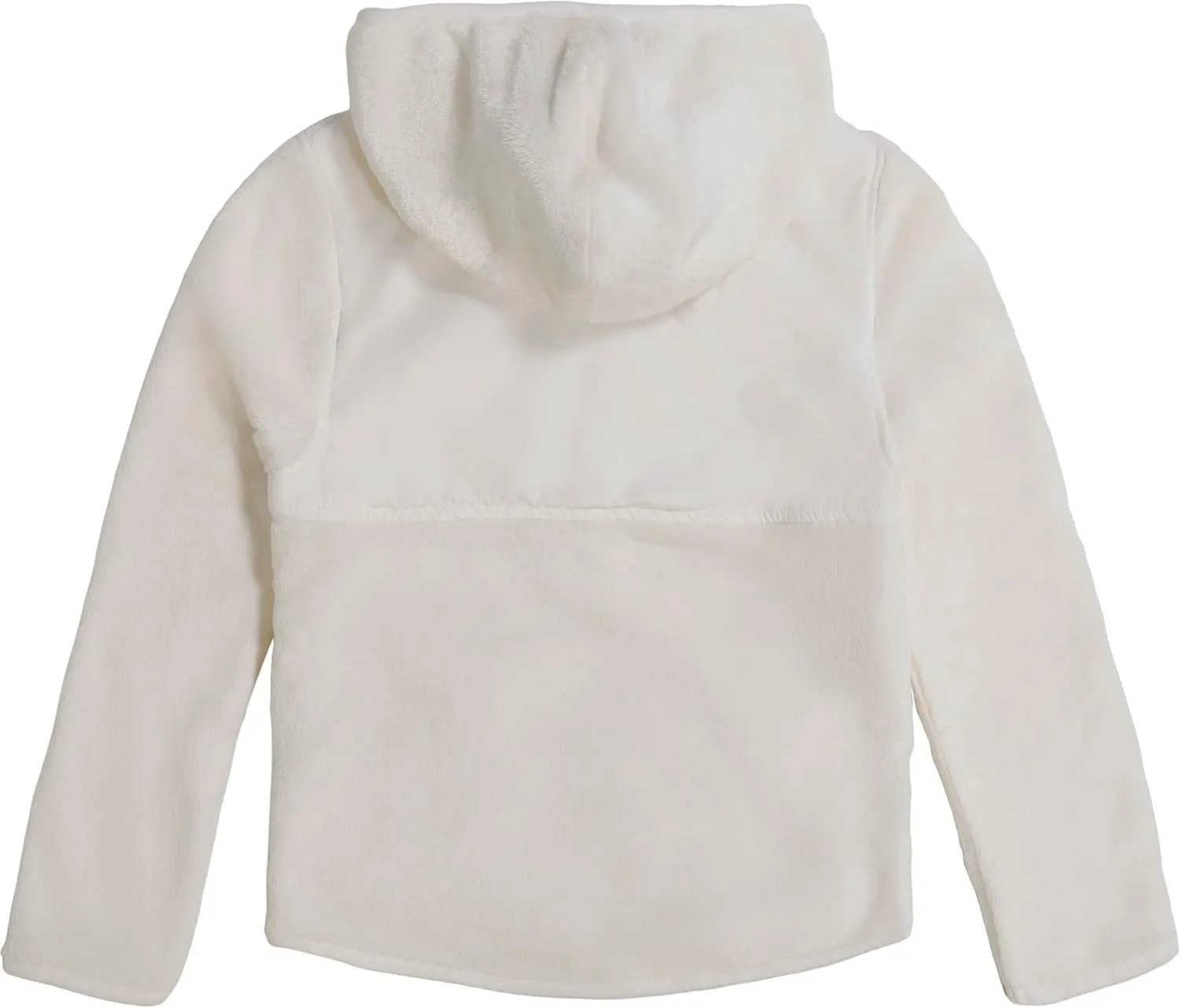 Nautica Girls' Chipie Faux Fur Jacket, Hooded Lightweight Coat with Nylon Yoke, Full-Zip Front