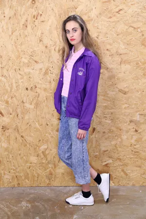 Purple Coach Jacket