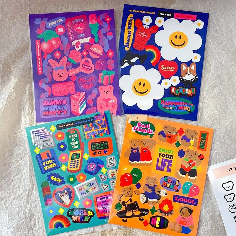 Retro Kawaii Stickers