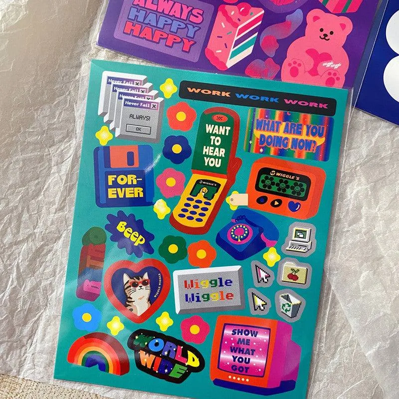 Retro Kawaii Stickers