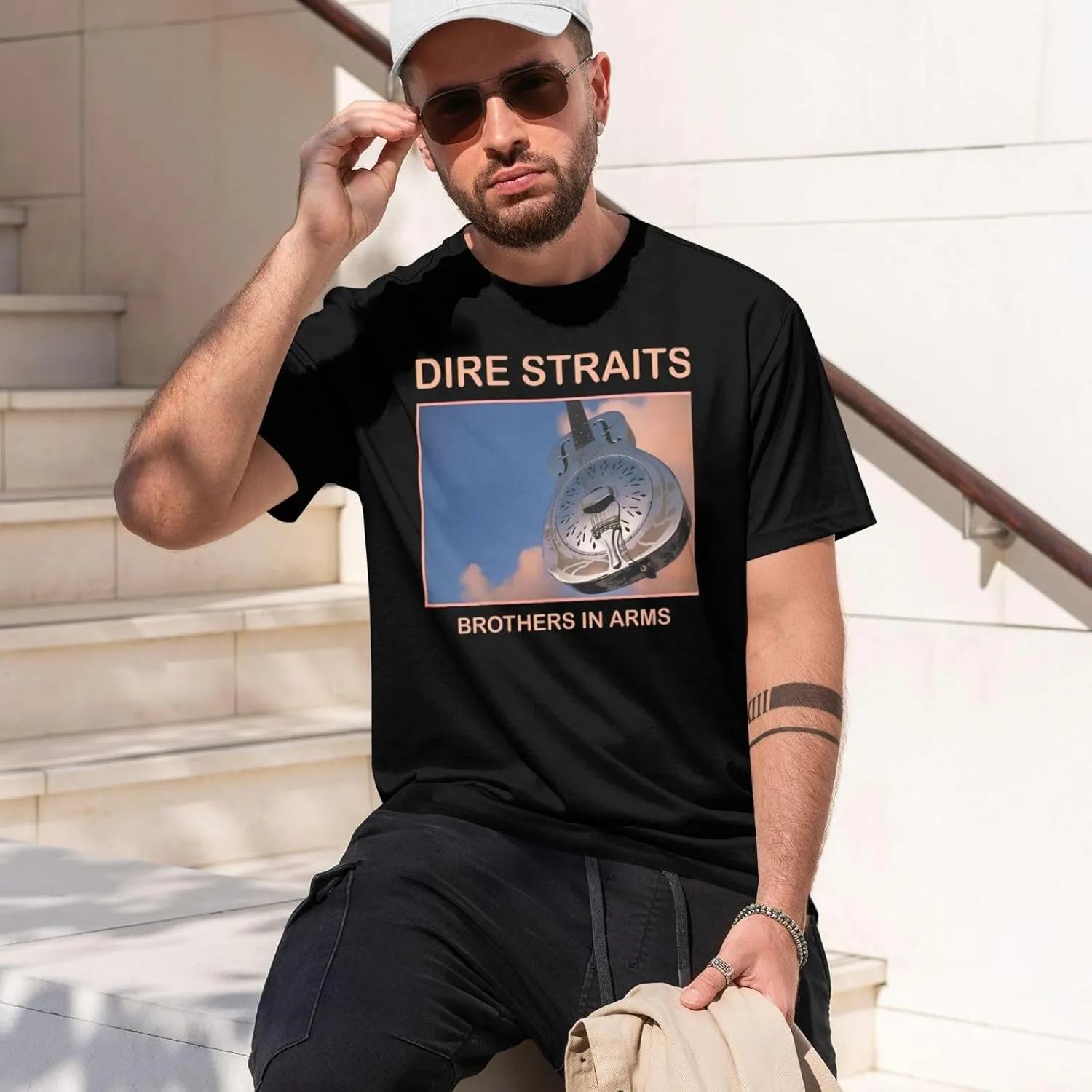 T Shirt Mens Short Sleeve Casual Crew Neck Streetwear Graphic 90s Tops