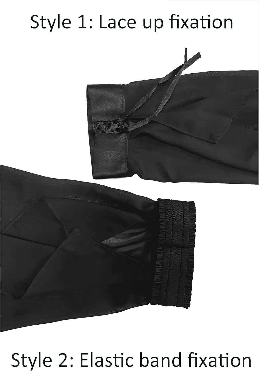 Womens Long Tulle Opera Gloves Victorian Chiffon Sleeves Arm Cover Glove Long Pageant Gloves for Wedding Costume